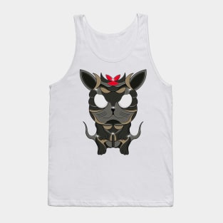 cute ribbon black cat Tank Top